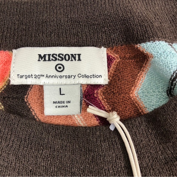 Vintage Chevron Knit Pullover Sweater Dress in size L Multicolor Casual Party - Picture 4 of 6